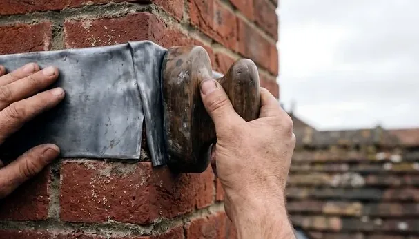 Sealing chimney flashing in Falcon Heights